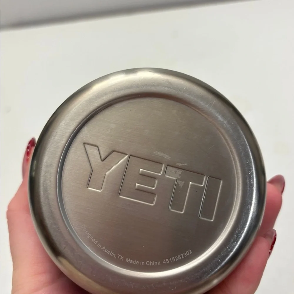 Yeti Black Stainless Lowball Tumbler with Clear Lid